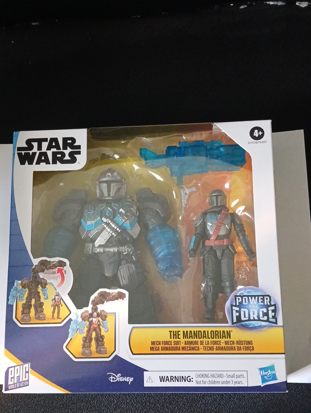 Disney Star Wars Mandalorian Power Force Set - Blue & Gray